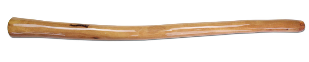 didgeridoo en eucalyptus creusé par les termites