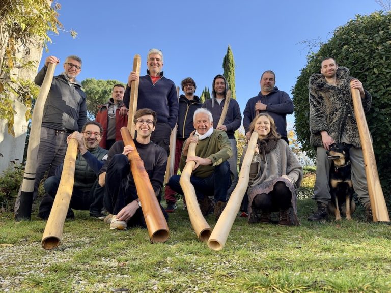 Didgeridoo workshop in Cugand (France)