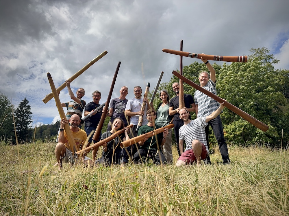 Stage de didgeridoo à Sainte Croix (CH)