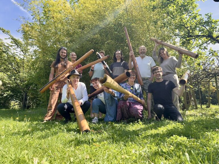Didgeridoo workshop in Tournon (France)
