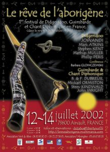 affiche de 2002 du rêve de l'aborigène