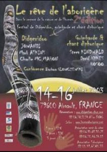 affiche du reve de l'aborigène de 2003