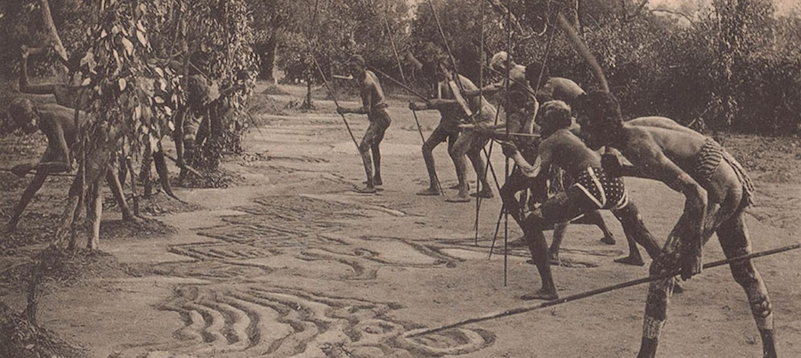 Une communauté des Aborigènes d'Australie