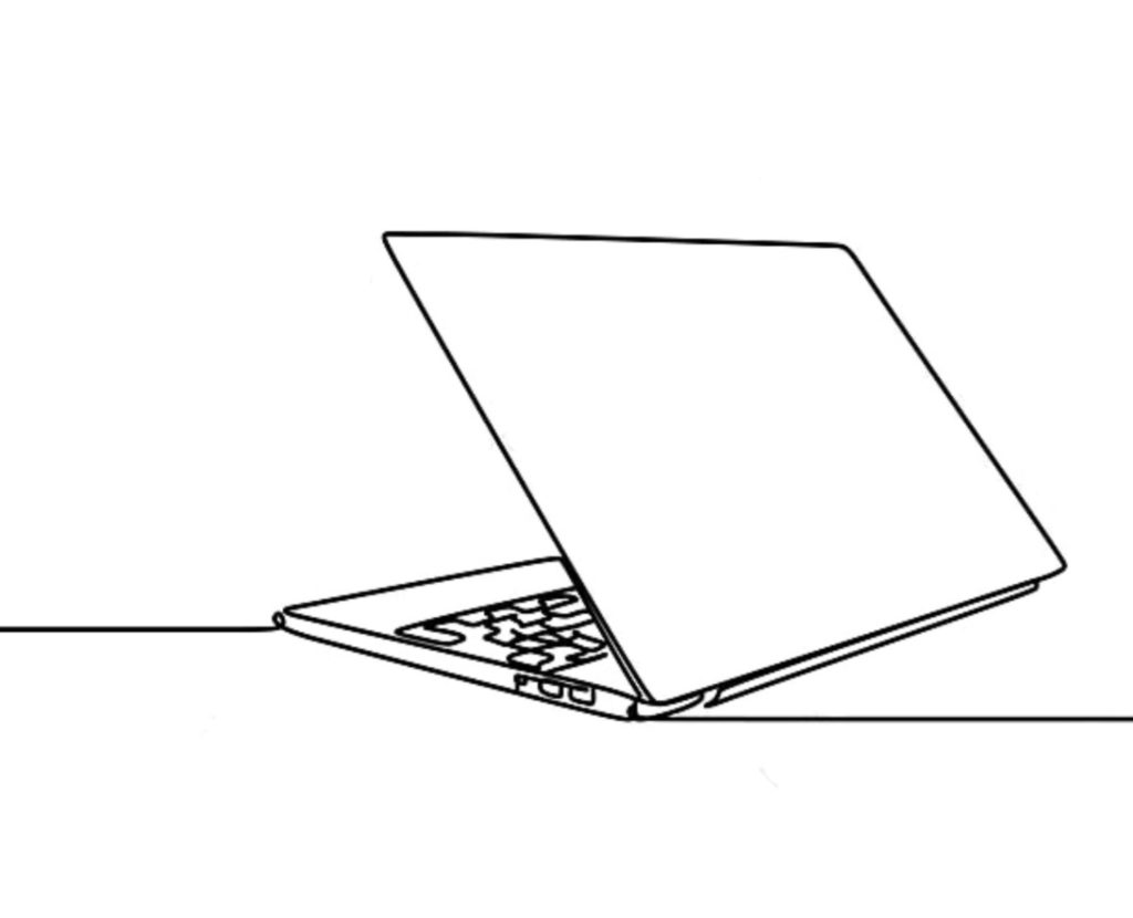 A computer drawning