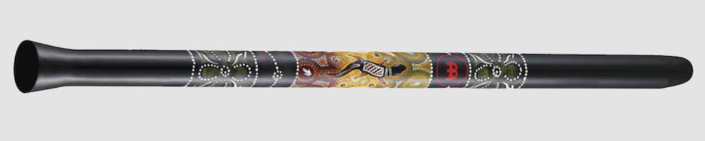 Didgeridoo en plastique peint