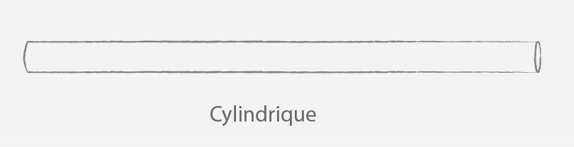 diagram of a cylindrical didgeridoo 