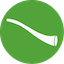 icône vert avec un didgeridoo