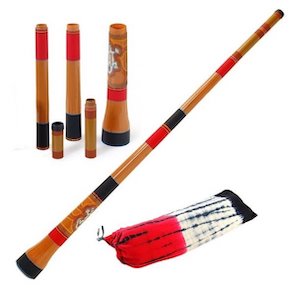 Travel didgeridoo en plusieurs parties et sa housse