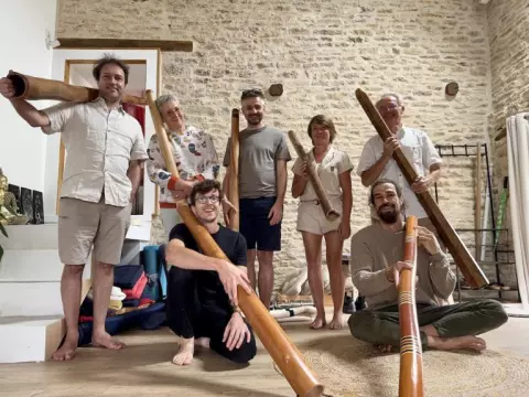 A didgeridoo workshop with Wakademy